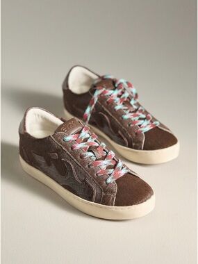 Bibilou gamin Women's Casual Sneakers with Multicolor Laces